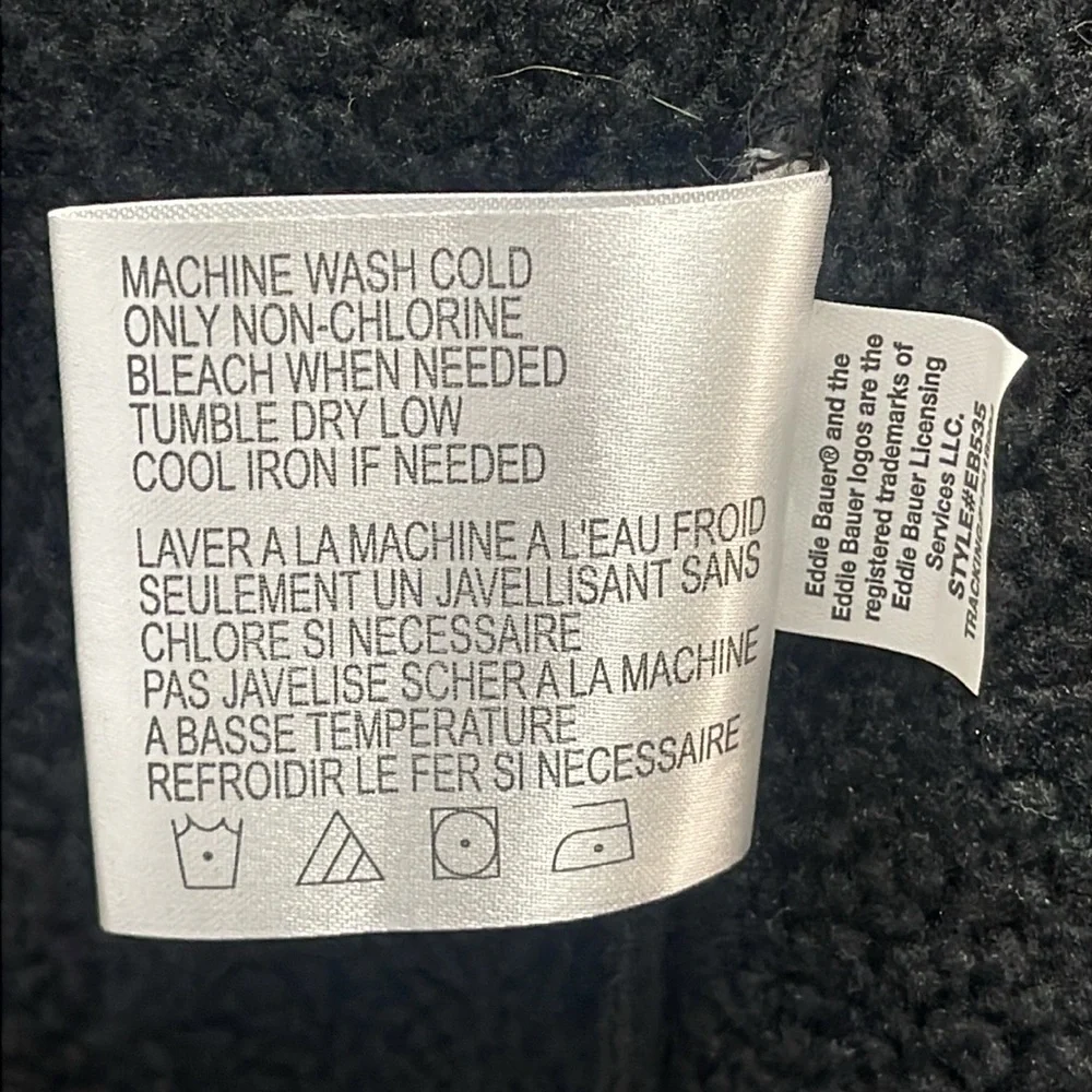 EDDIE BAUER WOMAN’S RUGGED RIPSTOP SOFT SHELL JACKET SIZE M Grey Steel/Black NWT - Picture 13 of 17